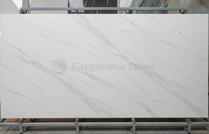 Effaith Marmor Stone Sintered Gwyn Calizaca