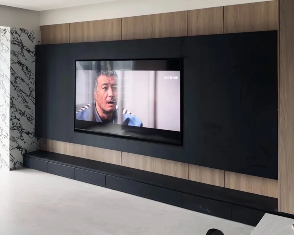 Wall Use Black Sintered Stone Slab Wall Use Black Sintered Stone Slab